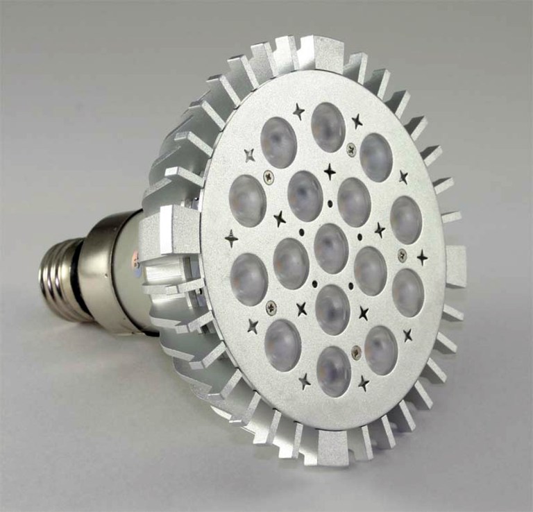 This undated image provided by the U.S. Consumer Product Safety Commission shows a Halco ProLED bulb. The bulbs are being recalled because they can overheat and fall onto consumers below, posing impact and burn hazards. (AP Photo/U.S. Consumer Product Safety Commission)