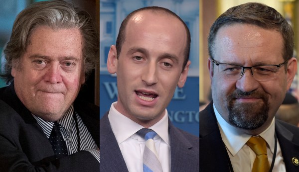 Trump asked to fire Steve Bannon, Stephen Miller, Sebastian Gorka