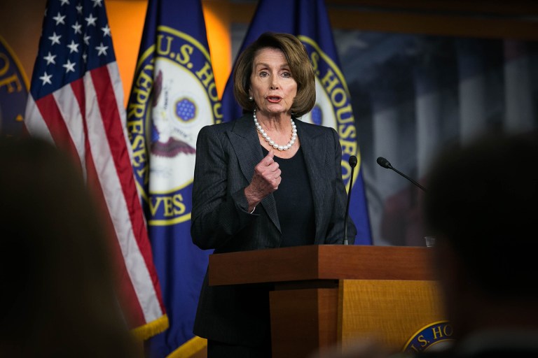 Pelosi sent a letter to House Democrats announcing her candidacy a day after postponing until after Thanksgiving elections that were supposed to occur today.