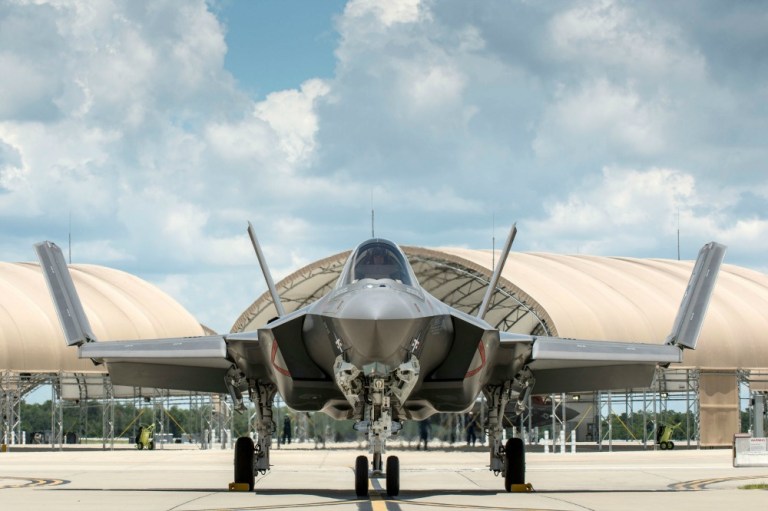 For the Navy, Lockheed Martin builds the F-35C carrier variant of the joint strike fighter and one of two variants of the littoral combat ship. (AP Photo)