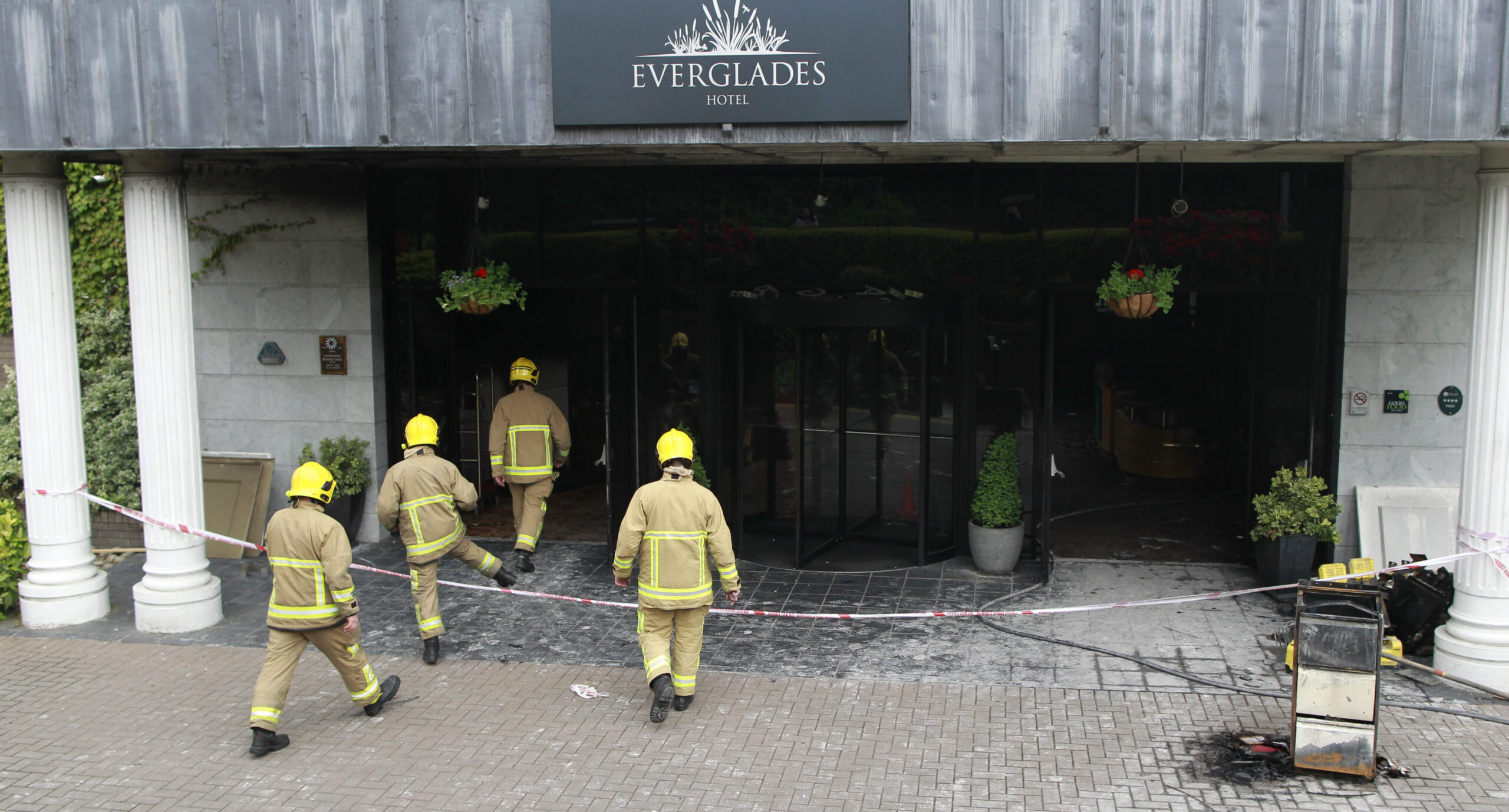 IRA firebomb damages Northern Ireland hotel