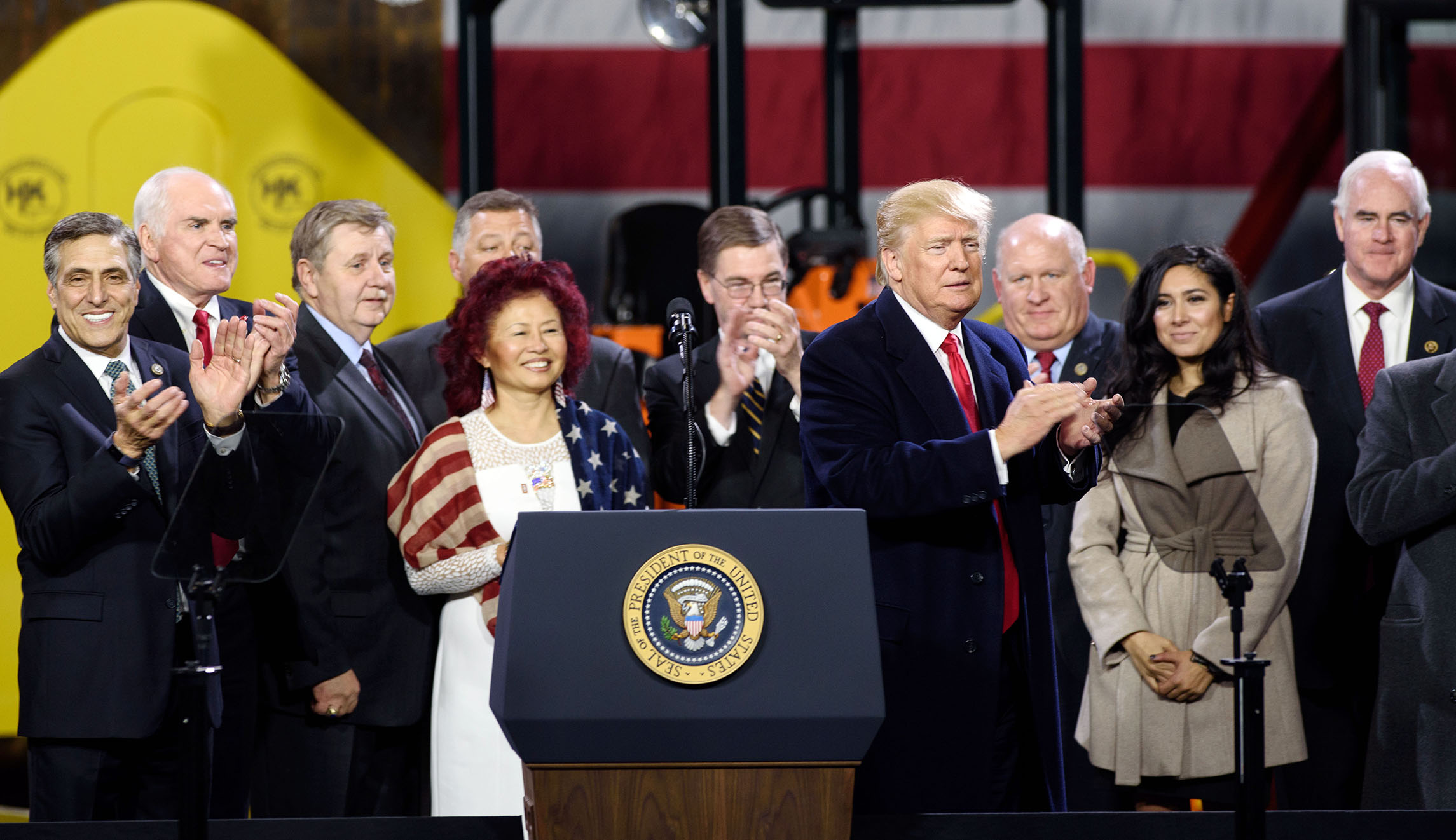 Trump returns to Pennsylvania touting tax cuts, the economy, and a little politics