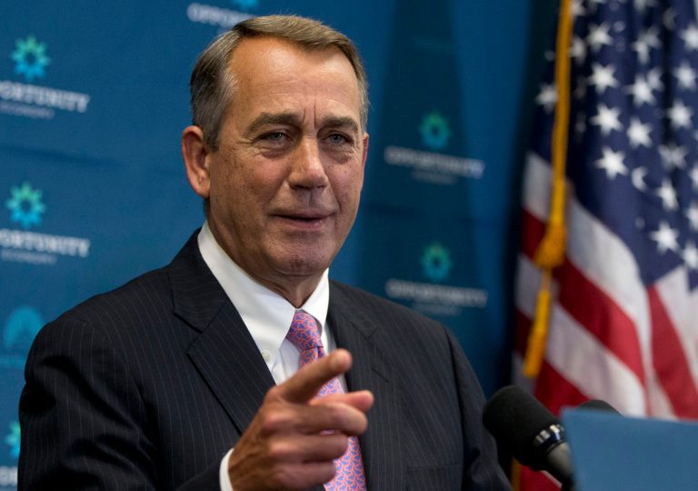 The bill was introduced Monday by Speaker John Boehner, R-Ohio, who rarely introduces legislation. (AP Photo/Carolyn Kaster)