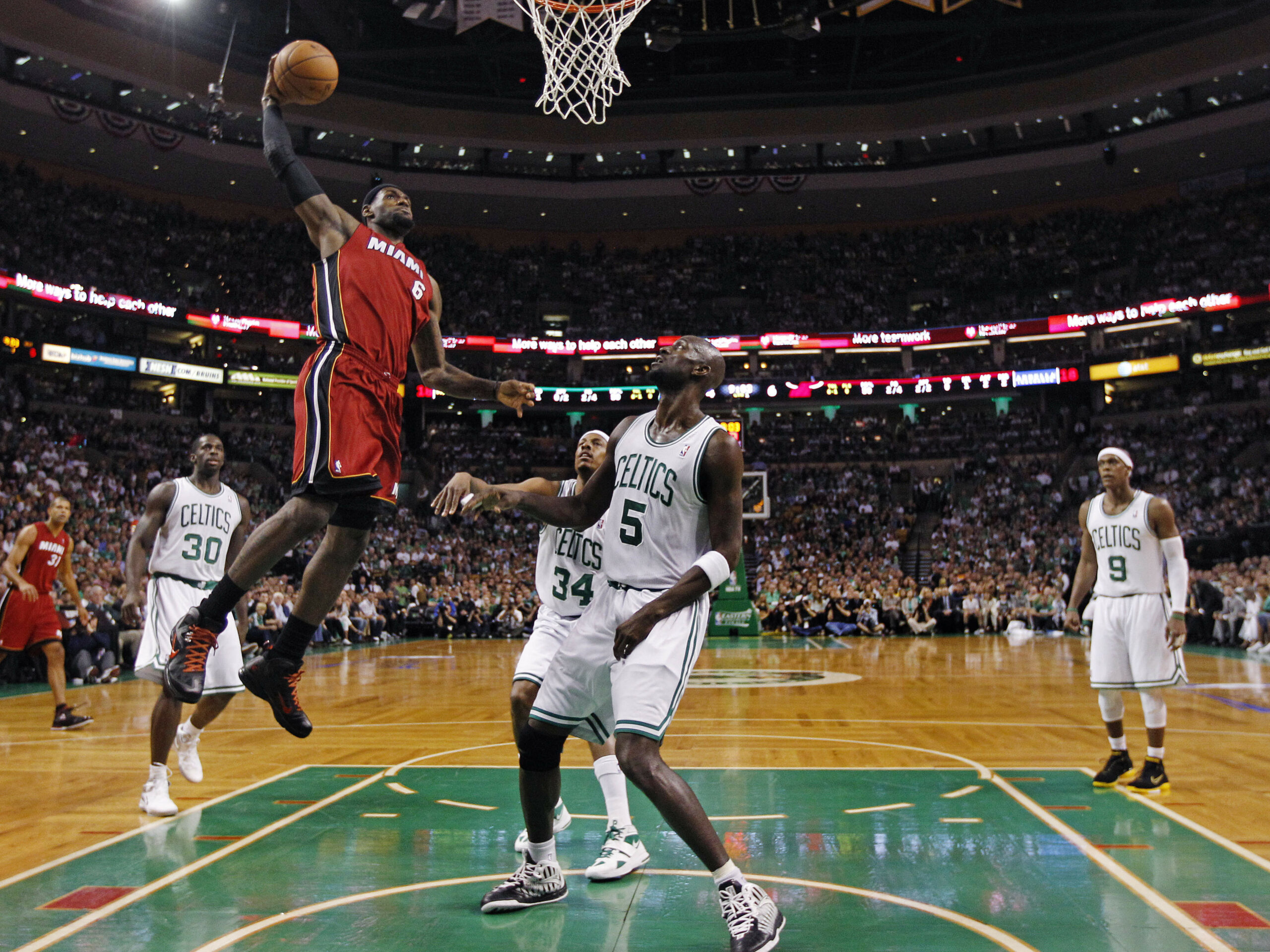 James scores 45, sends East finals to Game 7