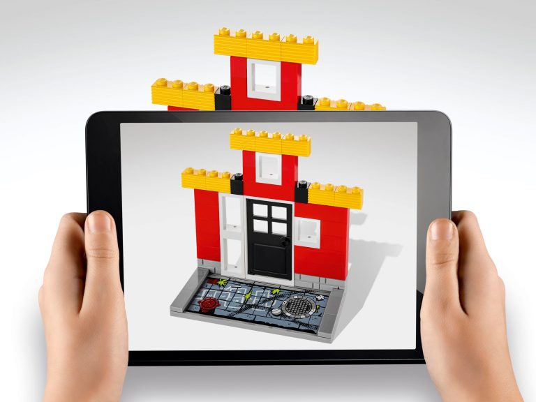 This undated image provided by Lego shows a version of the Lego Fusion line, a play experience that combines traditional LEGO brick play with familiar app-based game themes. (AP Photo/Lego)