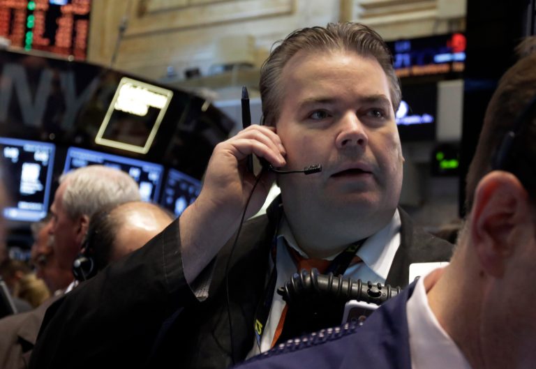 A trader works on the floor of the New York Stock Exchange. (AP Photo/Richard Drew, File)