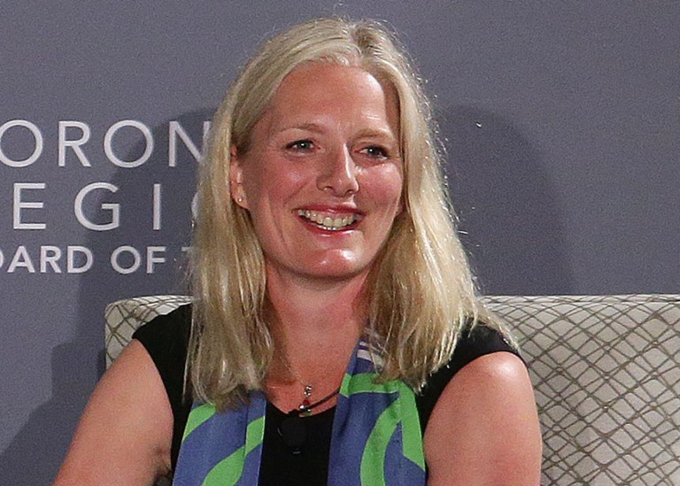 Catherine McKenna, Canada's environmental minister, said the tax on the greenhouse gas, blamed for manmade warming of the Earth's atmosphere, will go into effect by the end of the year. (Cole Burston/Bloomberg)
