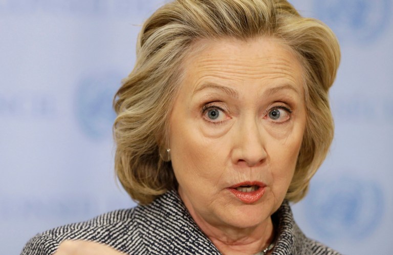 Roughly 30,000 of Hillary Clinton's emails, made public through open records litigation, unveiled the sensitive nature of discussions that took place on her unsecured server. (AP Photo/Seth Wenig)