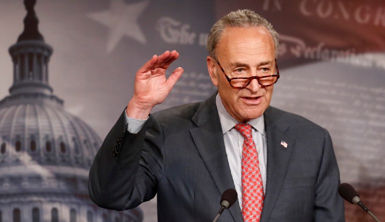 Senate Minority Leader Chuck Schumer, D-N.Y., wrote in an op-ed Monday, 