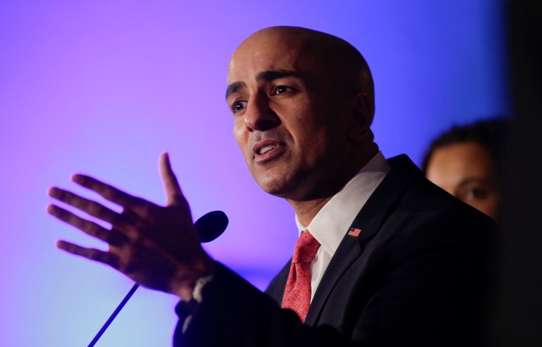Federal Reserve Bank of Minneapolis President Neel Kashkari said he needed more data clearly showing inflation will rise in the months ahead. (AP Photo/Chris Carlson)