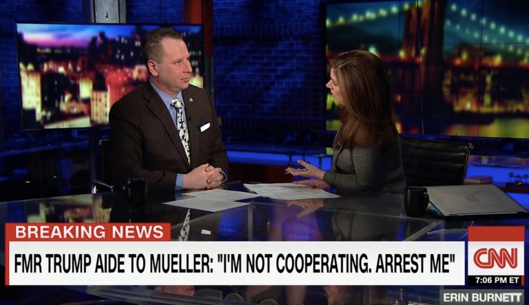 Former Trump adviser Sam Nunberg appeared on CNN's 