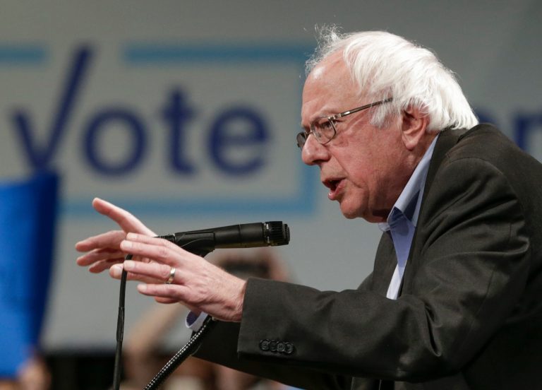 Sanders says that it was unfair to say they were motivated by hatred or malice. (AP Photo/Nati Harnik)