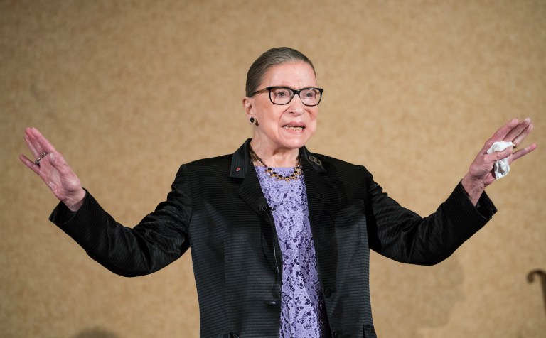 The justice will make her opera debut in its staging of the show at the Kennedy Center Nov. 12. (AP Photo/Craig Fritz)