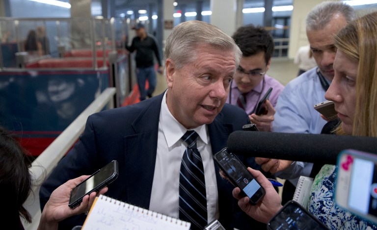 Sen. Lindsey Graham, R-S.C., confirmed on Tuesday that he voted for Independent presidential candidate. (AP Photo/Alex Brandon)
