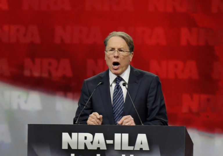 NRA Executive Vice President Wayne LaPierre blasts gun control push as 