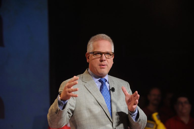 Glenn Beck speaks during the Dish Network War Of The Words at Hammerstein Ballroom on Sept. 13, 2012 in New York City. (Photo by Kris Connor/Getty Images for Dish Network)