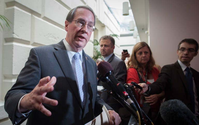 Republican lawmakers didn't campaign on this issue or even publicly make the case for it after the election. Above, Judiciary Chairman Bob Goodlatte, who introduced the proposal to change the way the Office of Congressional Ethics will operate. (Graeme Jennings/Washington Examiner)