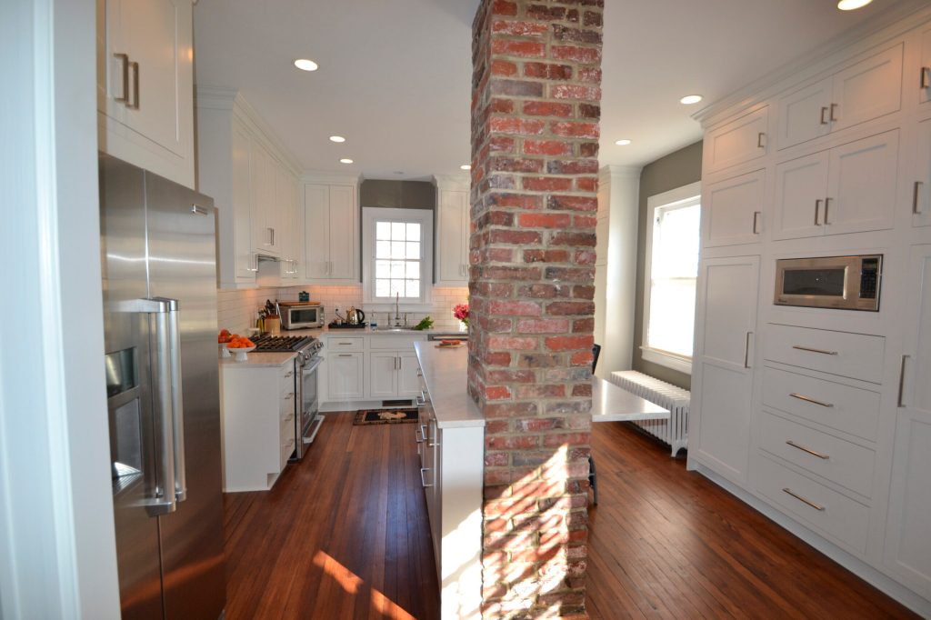 Update kitchen cabinets with modern, linear pulls