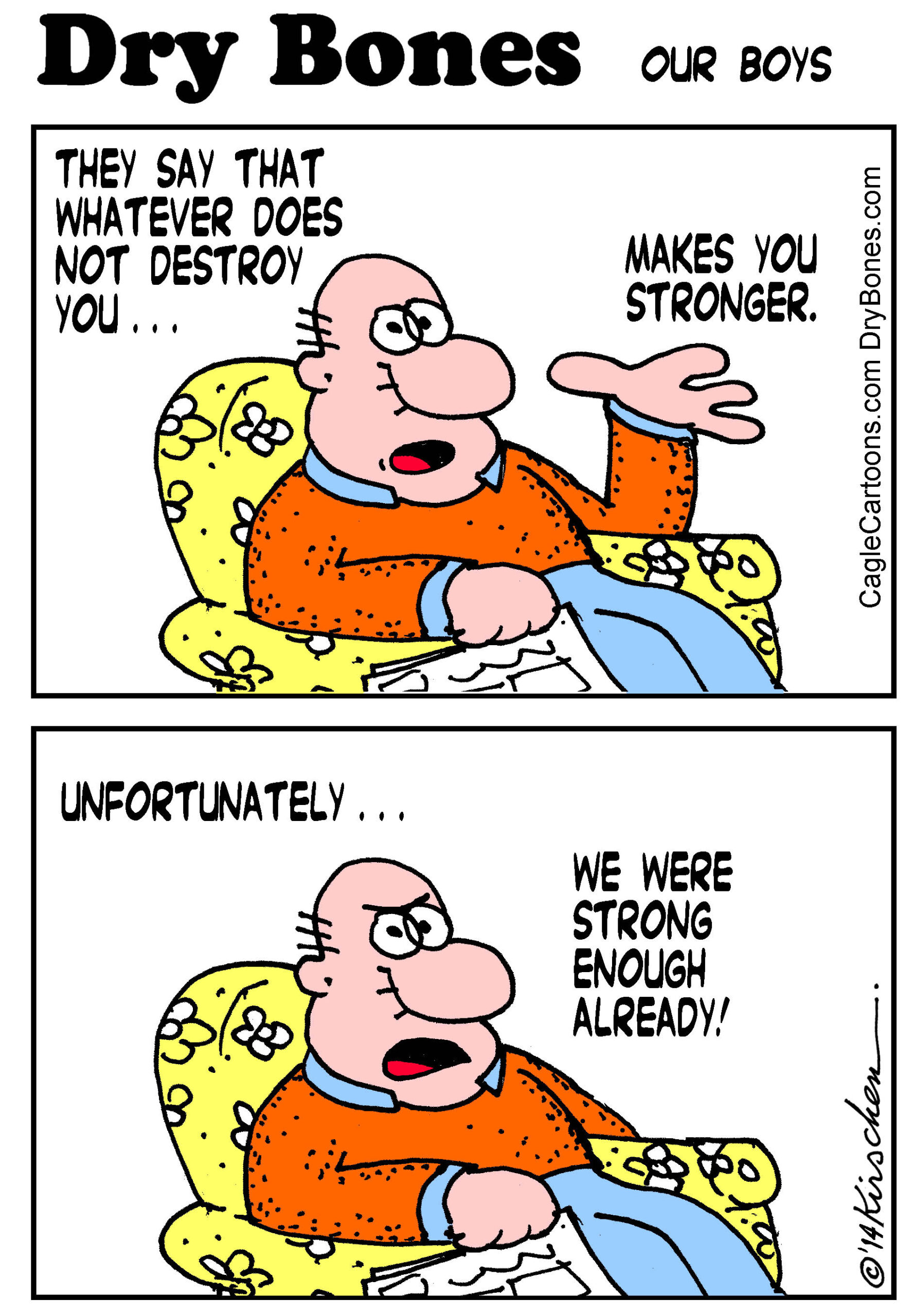 Editorial Cartoon: Strong enough already
