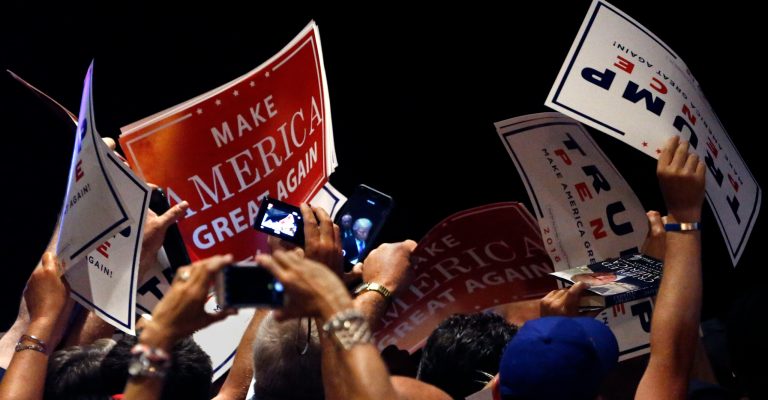 United States GDP would be $30.5 billion worse off under Donald Trump's proposed Muslim ban. The losses would increase more every year the ban remains in place. (AP Photo)