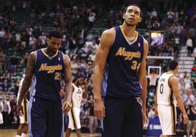 Jim Urquhart/AP
Center JaVale McGee is averaging 10.0 points, 7.0 rebounds and 1.9 blocks with the Nuggets.