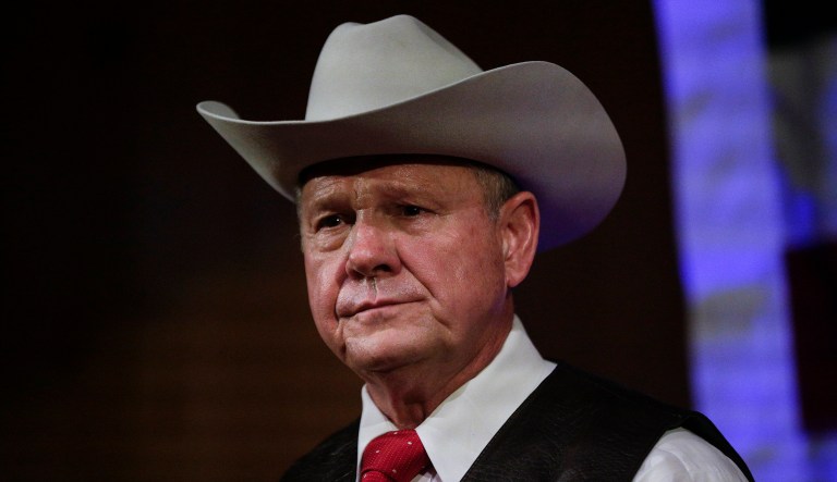 The decision by Montgomery Circuit Court Judge Johnny Hardwick came a day after Roy Moore filed a lawsuit in which he urged Alabama to conduct a voter fraud investigation before formally recognizing Democrat Doug Jones as its new senator. (AP)