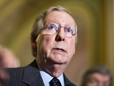 Minority Leader Mitch McConnell announced recently that he will vote in favor of the motion to proceed to a debate on the bill. (AP Photo/J. Scott Applewhite)