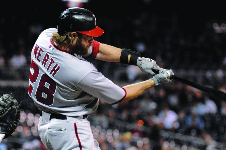 Denis Poroy/Getty Images
Washington Nationals outfielder Jayson Werth, who had surgery on a broken left wrist in May, could come off the DL soon.
