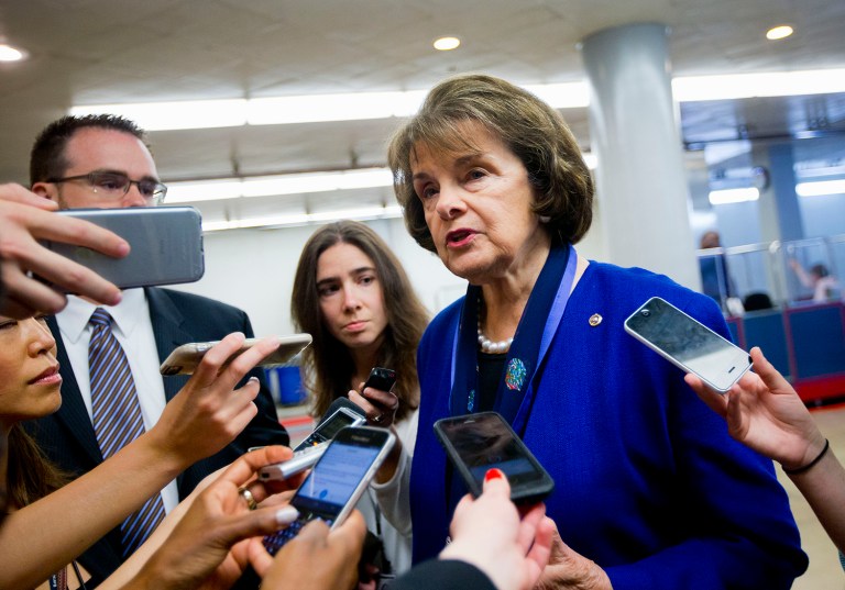 Feinstein argued that it was time to increase the number of NATO members in the fight from seven to 27. (AP Photo/Pablo Martinez Monsivais)