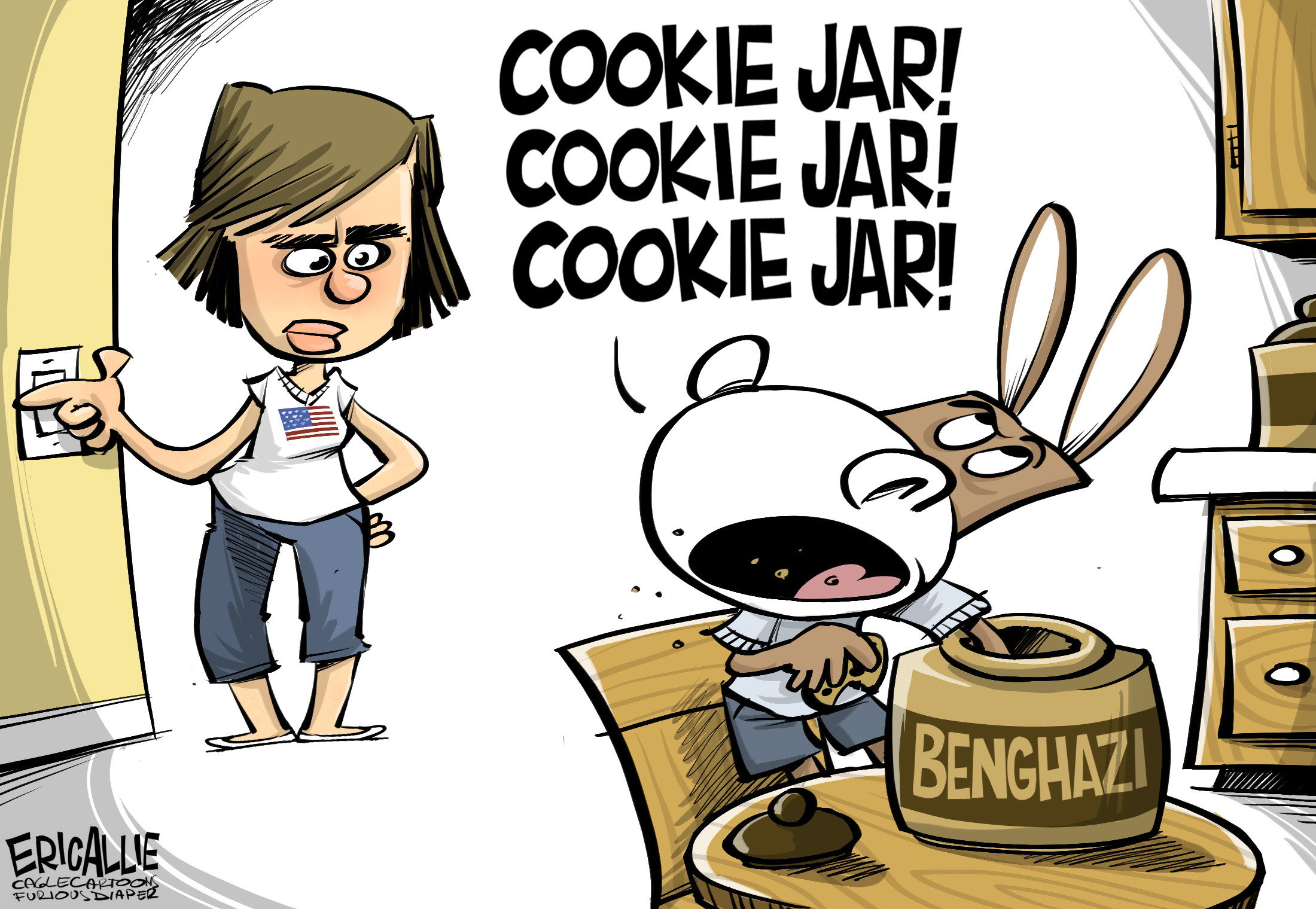 Editorial Cartoon: Caught in the cookie jar