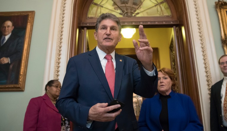 Joe Manchin notified aides of Senate Minority Leader Chuck Schumer, D-N.Y., of his decision, after expressing dissatisfaction to Schumer and others that 