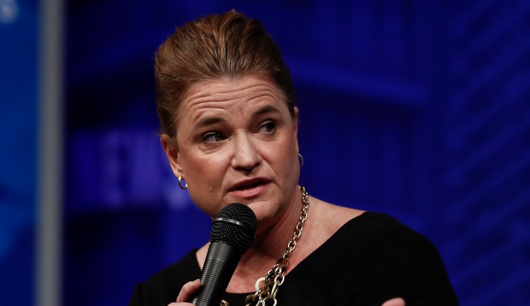 She said the press was more focused on John Podesta's emails. (AP Photo/Carolyn Kaster)