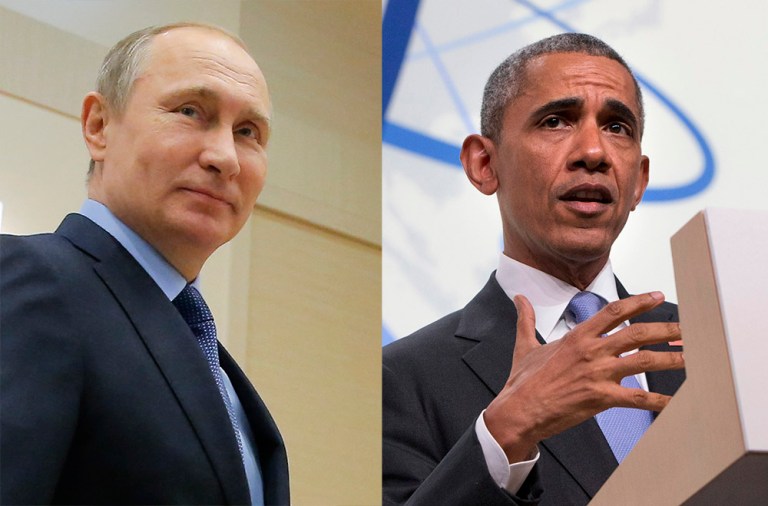 President Obama conceded on Friday that despite global progress toward denuclearization during his tenure, pushing back the Doomsday Clock will require Russian cooperation. (AP Photos)
