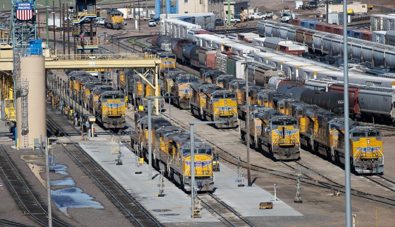 According to statistics compiled by the industry, major freight rail operators such as BNSF, CSX, Norfolk Southern, and Union Pacific have spent $26 billion annually in recent years. This investment, which allows the industry to serve nearly every sector of the economy, which in turn supports 1.5 million jobs nationally and generates nearly $100 billion in taxes for public projects, including infrastructure. (AP Photo/David Zalubowski)