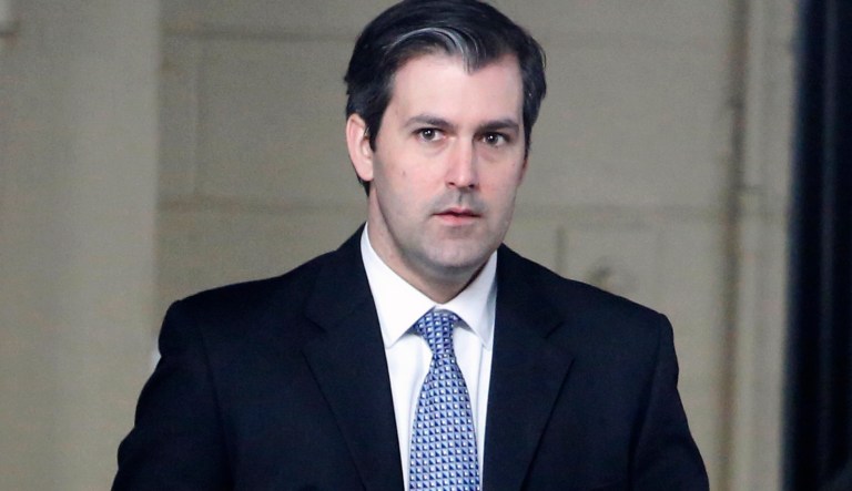 Slager pleaded guilty in May to a federal charge of deprivation of rights under color of law, and a federal judge said Thursday he committed second-degree murder and obstruction of justice. (AP Photo/Mic Smith, File)