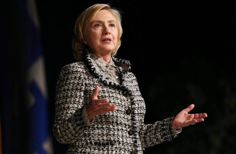 Hillary Clinton left her post as President Barack Obama's chief diplomat earlier this year. She has been giving speeches around the country, leading some to speculate she is building toward a second campaign for president. (AP Photo/The Buffalo News,Robert Kirkham )  