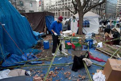McPherson Square Occupiers are hoping to watch holiday movies with a projector and host a New Year?s Eve party with live music.