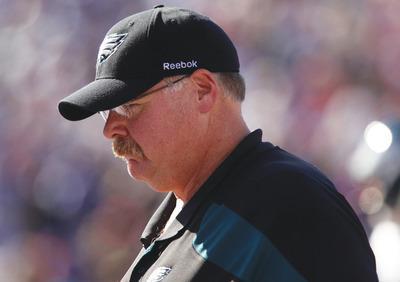 Derek Gee/AP
Eagles coach Andy Reid has amassed 129 wins, including 10 playoff victories.