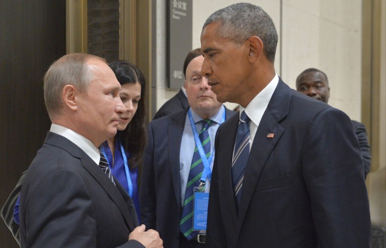 U.S. intelligence agencies are investigating whether Russia is trying to covertly influence the election. (Alexei Druzhinin/ Sputnik, Kremlin Pool Photo via AP)