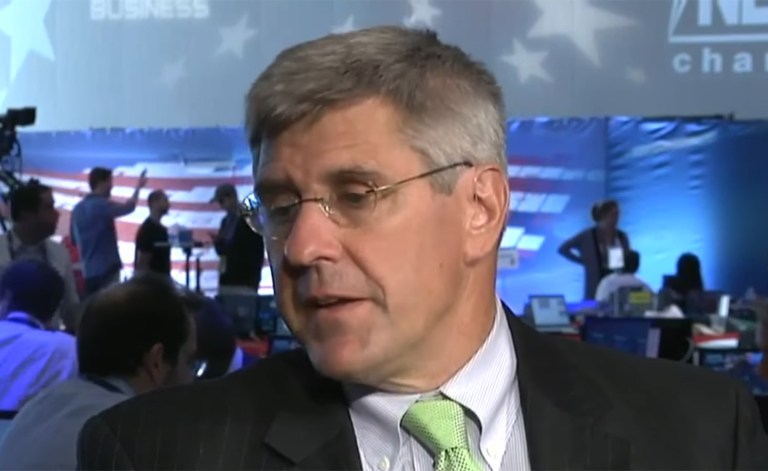 Stephen Moore, an economic adviser to Trump, has so far not taken a role in the upcoming administration. (Image courtesy screenshot)