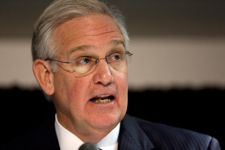 Democratic Missouri Gov. Jay Nixon vetoed a right-to-work law over the summer and the Republicans in the legislature hope to override him this month. This is an Associated Press file photo.Â 
