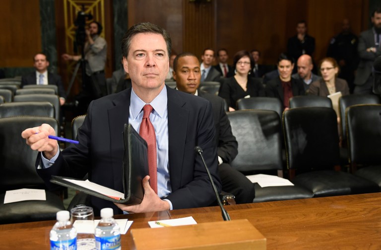 The new Democratic attacks against FBI Director James Comey are certainly expected, as the Clinton campaign flails in response and tries to regain its footing in the race. (AP Photo/Susan Walsh)