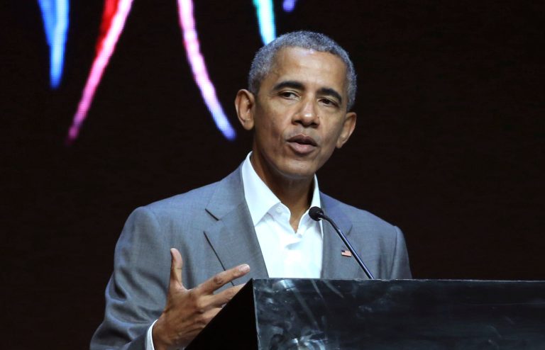 Trump withdrew the United States from the Paris climate agreement, months after Obama's team raced to finalize an international climate accord before he left office. (AP Photo/Achmad Ibrahim)