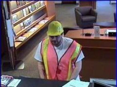 Police seek bank robber dressed in construction outfit