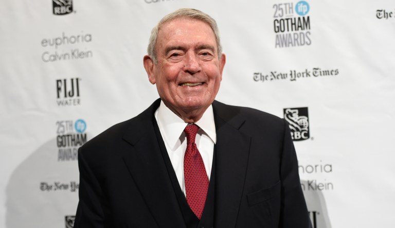 Veteran journalist Dan Rather said CNN White House correspondent Jim Acosta deserves a pay rise and a vacation for his coverage of the Trump administration. (Photo by Evan Agostini/Invision/AP, File)