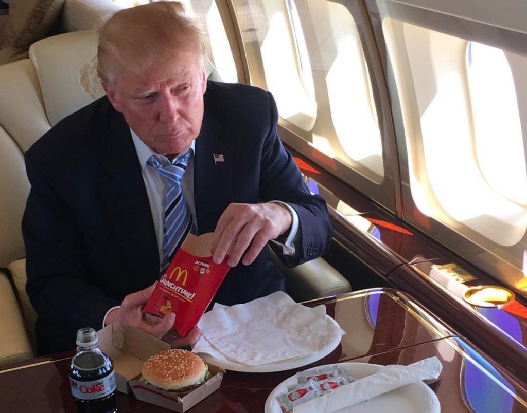Trump drinks a Diet Coke. Does that make him fat?