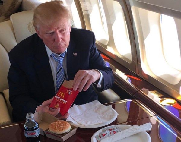 Trump drinks a Diet Coke. Does that make him fat?