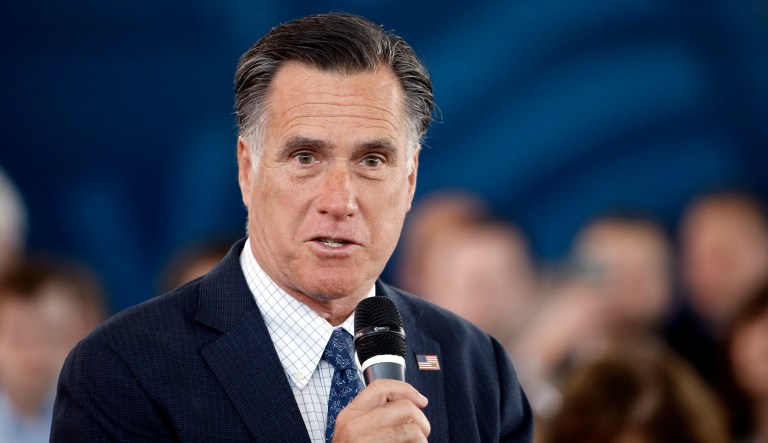 "The sentiment attributed to POTUS is inconsistent w/ America's history and antithetical to American values," Mitt Romney tweeted.