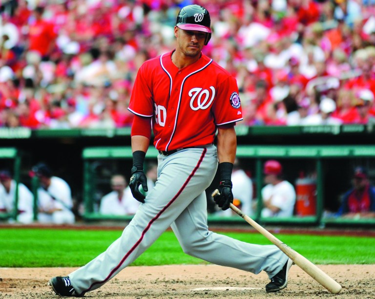 Bill Boyce/AP
The magic number for Ian Desmond and the Nationals remained one after they lost to the Cardinals on Sunday.