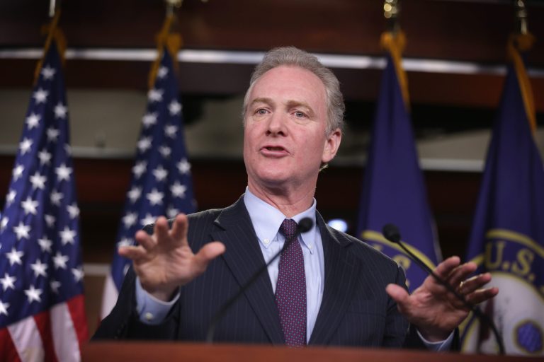 Rep. Chris Van Hollen, D-Md., speaks during a news conference March 20, 2014 on Capitol Hill in Washington. (Photo by Alex Wong/Getty images)